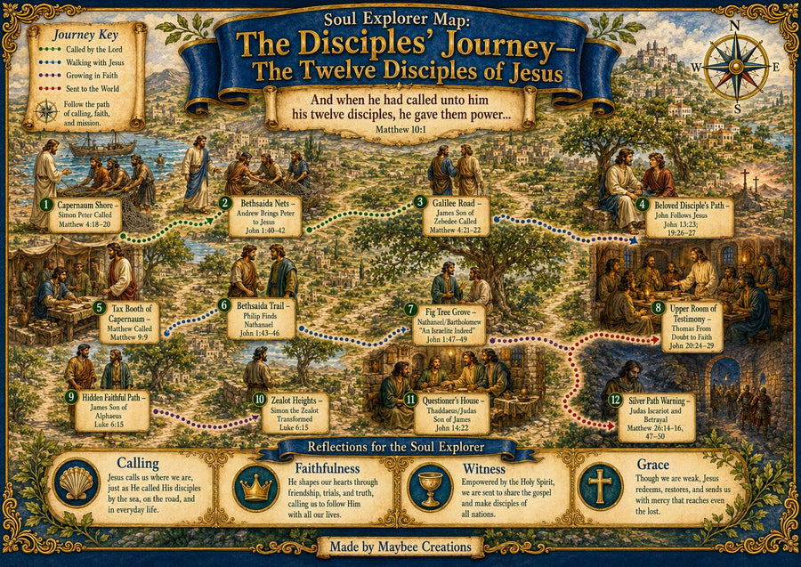 New Testament Bible Map 3-Pack