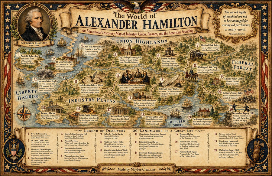 Founding Fathers Map Bundle